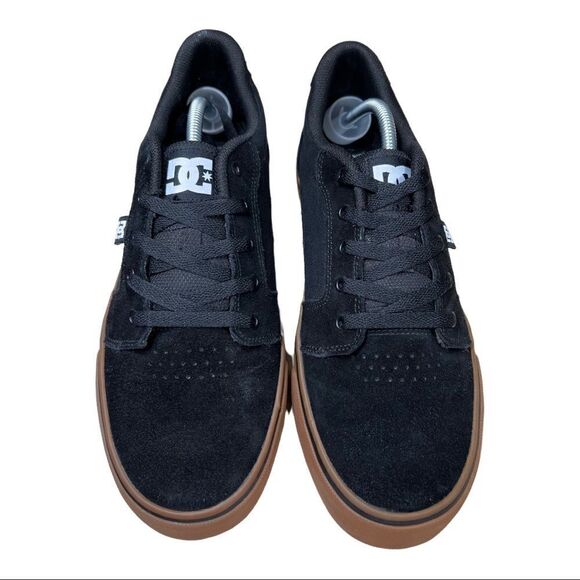 DC Men's Anvil Casual Skate Shoe 11.5 Black Authentic - Picture 2 of 7